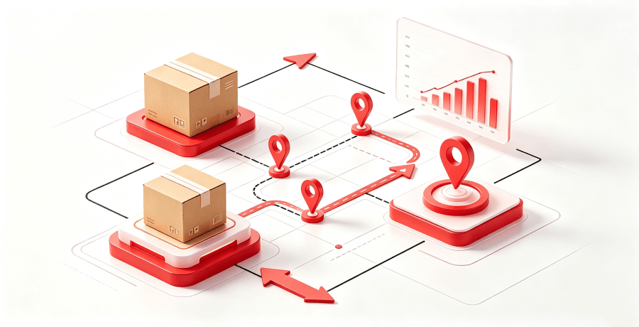 Intelligent lagerrouting